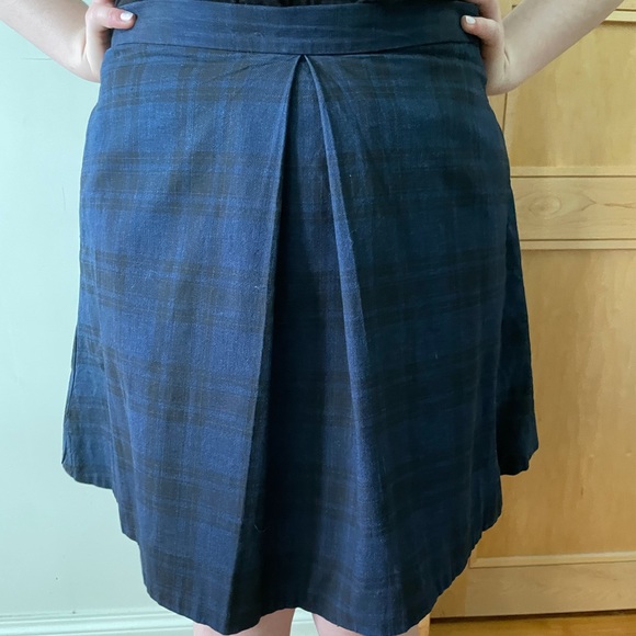 Gap Cotton Plaid Short Skirt, Size L - Picture 6 of 12